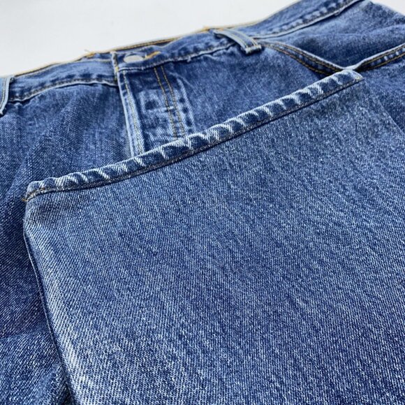 Levis Strauss 501 Red Tab Men’s Button Fly Blue Jeans 40W X 30L Vintage Mexico - Picture 15 of 16